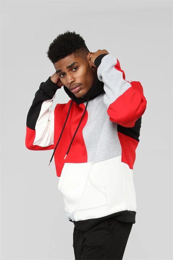 Patchwork Loose hoodie