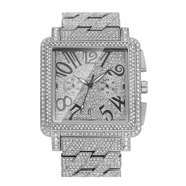 kem Square Dial Multifunctional Waterproof Watches