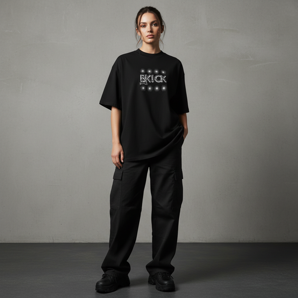 Caliz oversized high neck t-shirt